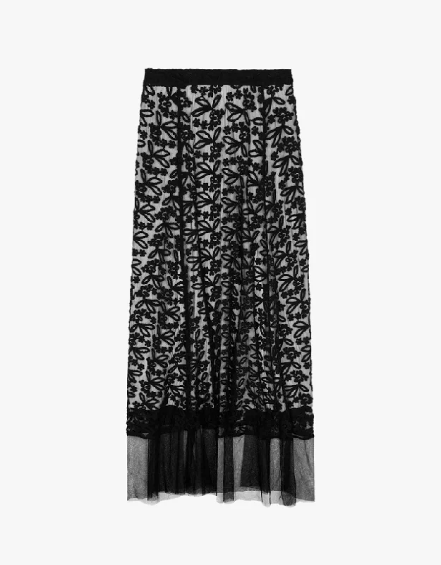 The Great The Era Skirt in Black